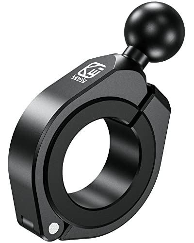 BRCOVAN 1'' Ball Large Bar Clamp Mount, Aluminum Alloy, Fit for 1.5'' / 1.75'' / 1.85'' / 2'' / 2.1'' ATV UTV Roll Cages & Round Rails, Fit for RAM Mounts B Size 1 Inch Ball Double Socket Arm