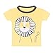 Neeseelily Baby Boy Short Sleeve T-Shirts and Shorts 2pcs Set Clothes (Yellow, 12-18 Months)