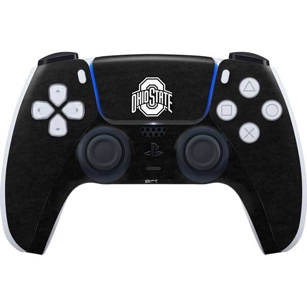 Skinit Decal Gaming Skin Compatible with PS5 Controller - Officially Licensed Ohio State University OSU Black Design