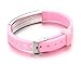 JF.JEWELRY Medical Alert Bracelets for Women, Personalized Custom Medical ID Bracelets, Waterproof Silicone Medical Bracelet - Pink