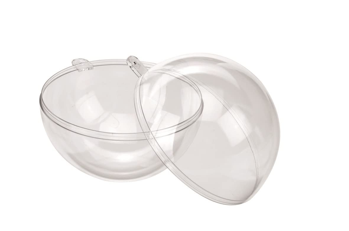 GLOREX Plastic Ball, Plastic, Transparent, 12 x 12 x 12 cm