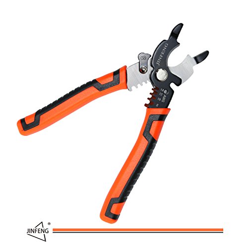 Jinfeng 8 inch Wire Stripper and Wire Cutters,Cable Cutter Multi-function Hand Tool - Thumbnail 7
