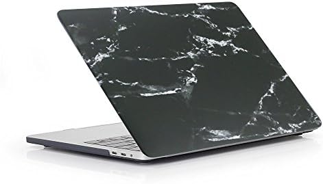 Harbor Macbook retina 12 Inch Case,Hard Shell Plastic Protective Solid Case Cover for Apple Macbook Retina 12" Model A1534 laptop (Black Marble)