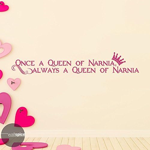Once A Queen Of Narnia Always A Queen Of Narnia Vinyl Wall Decal Sticker