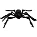 XONOR 4.9ft Long Plush Spider for Halloween Decoration (Spider Black)