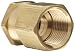Dixon Valve & Coupling BAS976 Brass Fitting, Swivel Adapter, 3/4" GHT Female x 3/4" NPTF Female primary