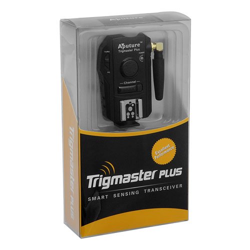 Aputure Trigmaster Plus, 2.4GHz Radio Remote Flash Trigger and Shutter Cable Release, fits Canon EOS 1D, 1DS Mark II, III, Mark III, IV, 1DC, 1DX, D30, D60, 10D, 20D, 20DA, 30D, 40D, 50D, 5D, 5D Mark II, III, 7D, and 380EX, 420EX, 430EX, 540EX, 550EX, 580EX, II, 600EX-RT (Discontinued by Manufacturer)