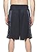 TapouT Men's Performance Heather Workout Gym & Running Shorts w Pockets - 12 Inch Inseam - Ebony Court King, Small