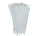 DXG Petrel S39 Self Locking Nylon Cable Zip Ties, 2.5150mm, 6'' L, White, Pack of 100