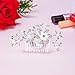 Bridal Hair Comb Wedding Hair Accessories for Brides and Bridesmaids Crystal Simulated Pearl Silver for Wedding Hair Clips for Girls and Women