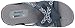 Skechers Women's Reggae-SOUNDPROOF-Thong Slide Multi-Strap Sandal, Navy, 7 M US