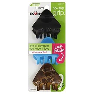 UPC 043194392193 product image for Scunci No Slip Grip Jaw Clips, 0.3 Ounce (B00CUGPOK8) | upcitemdb.com