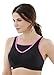 Glamorise Women's Plus Size No-Bounce Full-Support Sport Bra, Black 38D