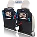 Oowap Kick Mats - Premium Quality Car Seat Protector - Guaranteed Waterproof Protection - Seat Back Covers - Backseat Organizer with 10