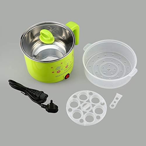 1.8L Multifunction Stainless Steel Electric Cooker with Steamer Hot Pot Noodles Pots Rice Cooker Steamed Eggs Pan Soup Pots