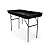 6 Foot Cooler Ice Table Party Ice Folding Table with Matching Skirt - Black