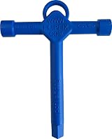 Trade Access Panels Universal Tee Key 7mm Plastic Lock Key Blue view 1