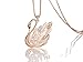 BlueTop(TM) Korea Women Grade Swan Opal Long Pendant Crystal Sweater Necklace