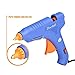 Hot Glue Gun, DISCOBALL 60 Watt Hot Melt Glue Gun with 10PCS Transparent Glue Gun Sticks for Arts & Crafts, & Sealing and Quick Repairs,Blue