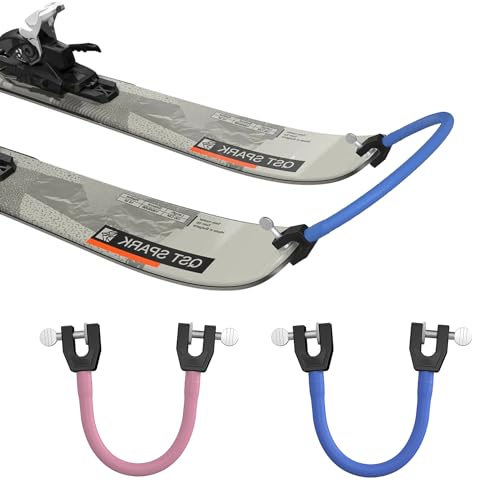 Edgie Wedgie Ski Tip Connector for Kids for Beginners Skiing, Blue & Pink at Amazon