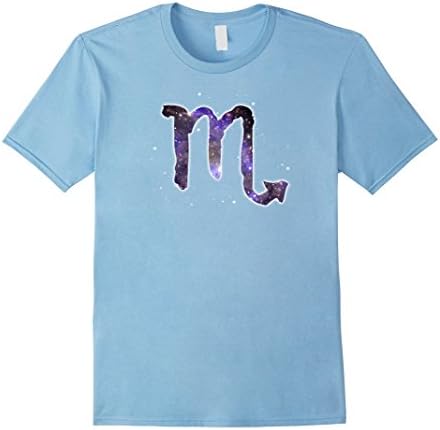 Mens Scorpio Zodiac Horoscope Sign T-Shirt 2XL Baby Blue