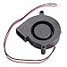 Vktech 5Pcs Black Brushless DC Cooling Blower Fan 5015S 5V 0.1-0.3A 50x15mm