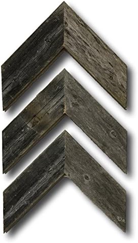 Barnwood Decor Farmhouse Wood Arrows for Wall - Set of 3 Rustic Chevron Arrows Made from 100% Reclaimed and Recycled Wood | Comes with Mounting Hardware