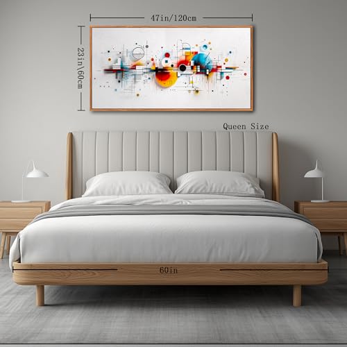 Hyidecorart Abstract Picture Frame Decoration Living Room Modern 60 x 120 cm | Artistic Pattern, HD Print, Easy to Hang, Large Format, Versatile Room Decor, Strong Wall Art, Gift