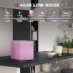 Euhomy Ice Maker Machine Countertop, 26 lbs/24H, 9