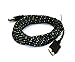 2 pack 10ft Braided Fabric Micro USB 3.0 Data Charger Cable Samsung Note 3 N9000 S5 i9600(1x black and 1x white)