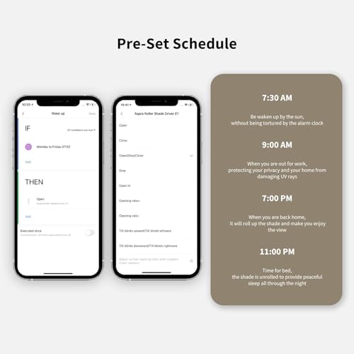 Controlo de persianas E1, requer AQARA HUB, programação e controlo por voz, bateria recarregável de longa duração, compatível com HomeKit, Alexa, Google Assistant e IFTTT