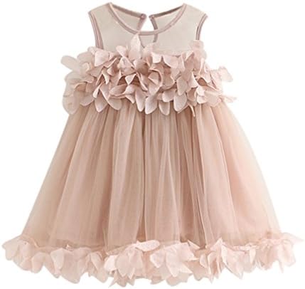 WuyiMC Princess Dress, Toddler Baby Girls Lace Sleeveless Tulle Summer Vest Dresses