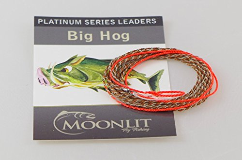 Platinum-Big-Hog-Fly-Leader-with-HI-VIS-Butt Platinum-Big-Hog-Fly-Leader-with-HI-VIS-Butt