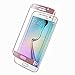 Galaxy S6 Edge Screen Protector, Seacosmo Tempered Glass Screen Protector Cover [ 3D Curved Full Coverage ] For Samsung Galaxy S6 Edge LIFETIME WARRANTY, Rose Gold