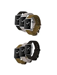 Reloj Apple de nailon de primera calidad de Monowear (series 1 y 2) 42mm
