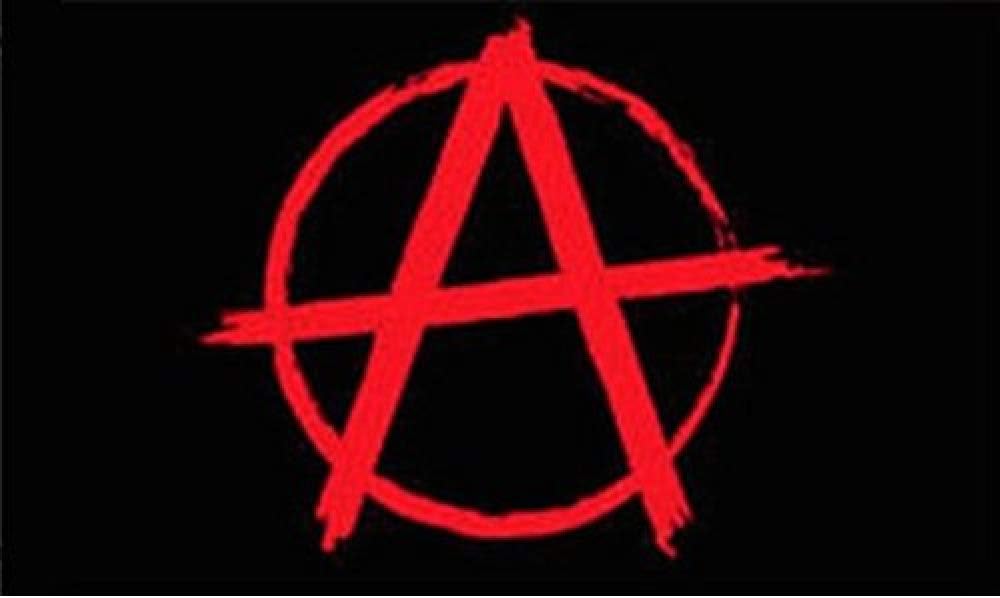 Amazon Com Perfectflags Anarchy Flag Protest Banner Hippie