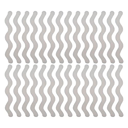MAGICLULU 36PCS S Shape Anti-Slip Bathroom Stickers Self-Adhesive Tub Decals Waterproof Bathtub Safety Tape for Family Use in Shower and Bath