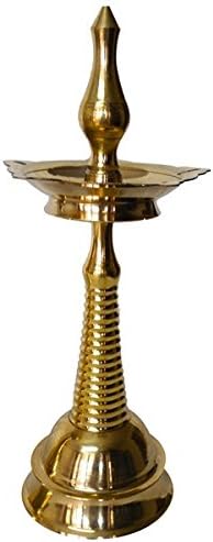 India4you Brass Lamp Five Wick Kerala Lamp