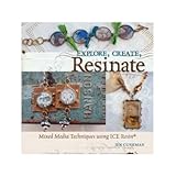 Paperback Art Mechanique - Ice Resin Idea Book - Mixed Media Techniques Using Ice - Explore, Create, Resinate Book