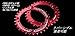 RaceFace 104mm Single Chain Ring, Red, 34T 9/10/11 Speed