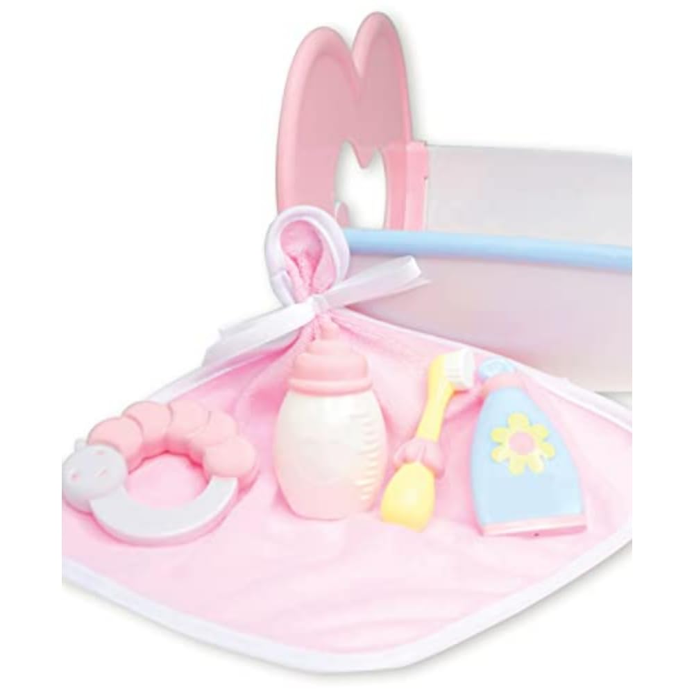 JC Toys Baby Doll Rocking Crib for Keeps Playtime! | Fits Dolls up to 15
