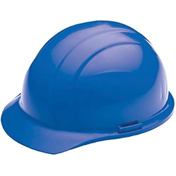 ERB 19826 Liberty Cap Style Hard Hat with Slide Lock, Blue