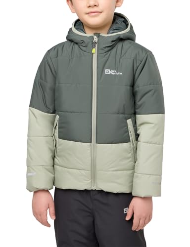 Jack Wolfskin TWO HILLS INS JACKET K, Veste Enfants unisexes, slate green,