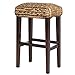 Best Choice Products BCP Set of (2) Hand Woven Seagrass Bar Stools Mahogany Wood Frame Bar Height