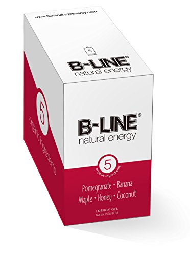 B-LINE Natural Energy (anytimeFUEL - Pomegranate Banana, 5 Count) 5 real food organic ingredients, high in potassium and antioxidants