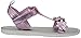 OshKosh B'Gosh Girls' Colette Flower T-Strap Sandal, Pink, 7 M US Toddler