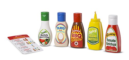 Melissa & Doug Favorite Condiments Play Food Set