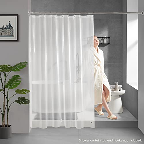 Lifewit Bathroom Clear Shower Curtain Liner 72x72 PEVA 6G Waterproof