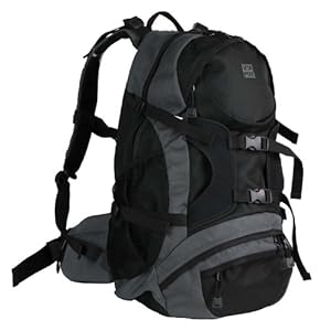 VAXPOT(バックスポット) アウトドアザック 【本体底部に専用ザックカバー装備】 25L BKGY VA-8300