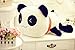 Interesting Amazing 70 cm Cute Panda Pillow Soft Plush Toy Stuffed Smiling Lying Animal